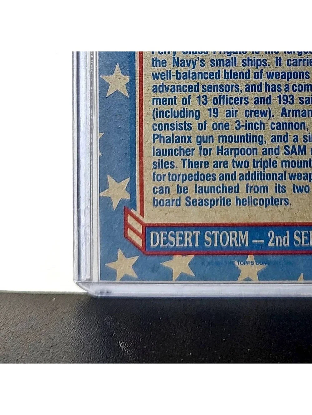 USS Sides 1991 Topps Desert Storm #126 Card
